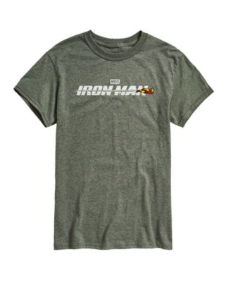 Men's Marvel Iron Man Logo Short-Sleeve Graphic T-Shirt