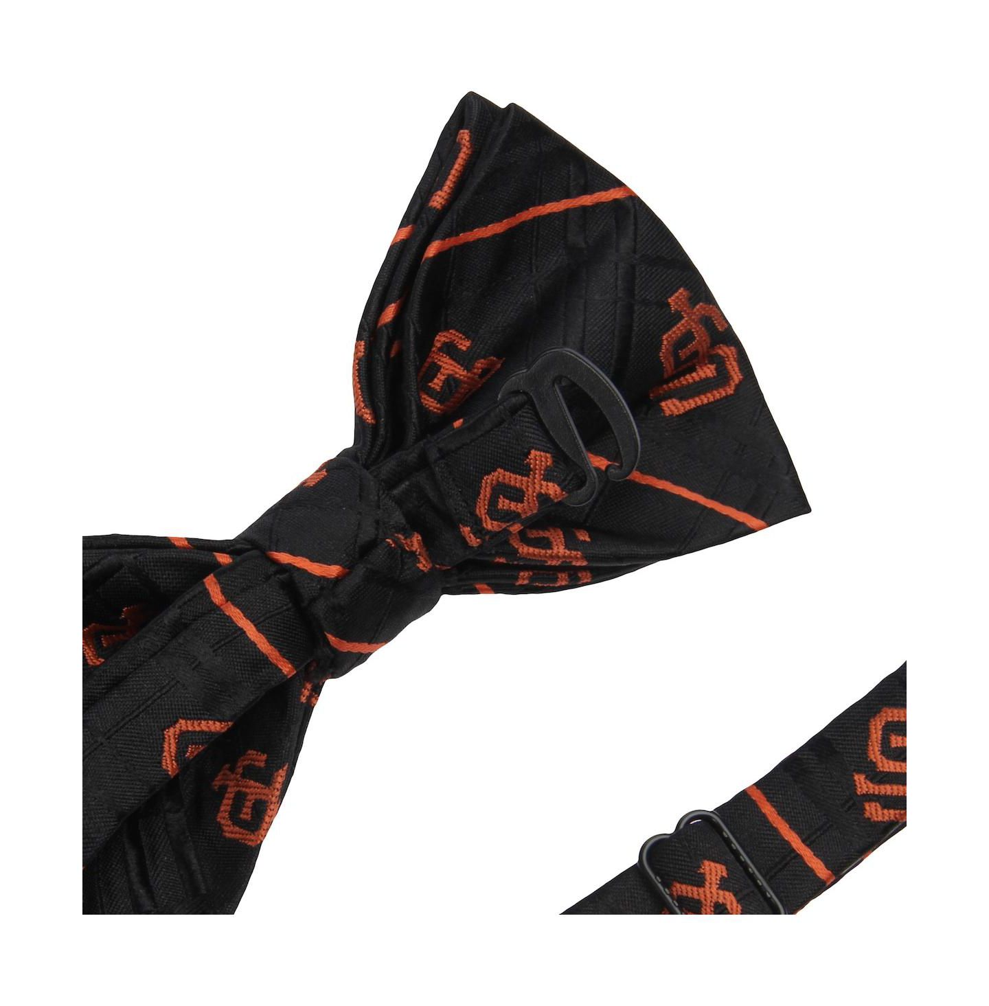 Мужской галстук-бабочка Eagles Wings Black San Francisco Giants Oxford Bow Tie — фото 2