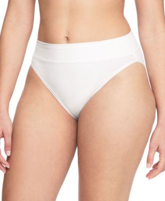 Women's No Pinching No Problem Dig-Free High-Waist Ribbed Hi-Cut Panty, WRW253HC11