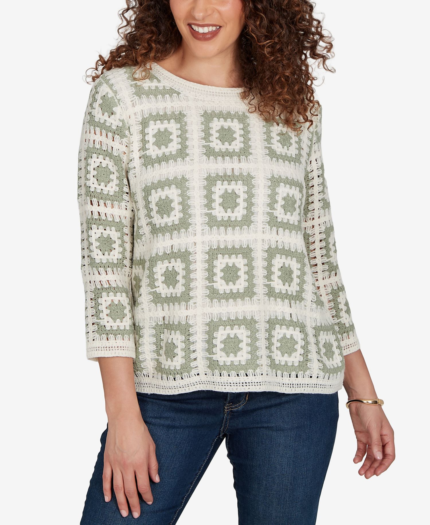 Petite Crochet Squares Top