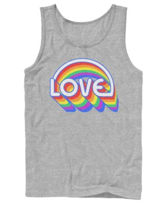 Men's Rainbow Love Sleeveless Tank Top