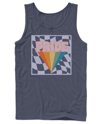 Men's Pride Checkers Sleeveless Tank Top