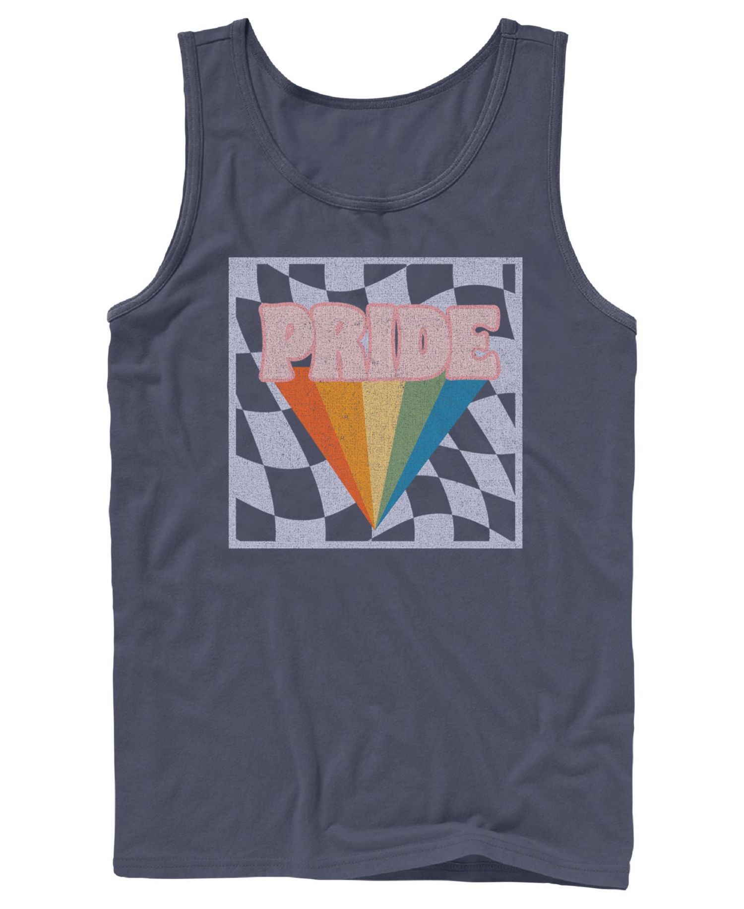 Men's Pride Checkers Sleeveless Tank Top