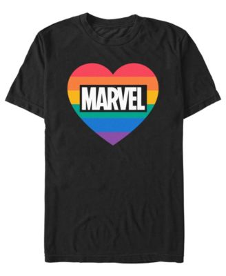 Men's Marvel Pride Heart Short-Sleeve T-Shirt