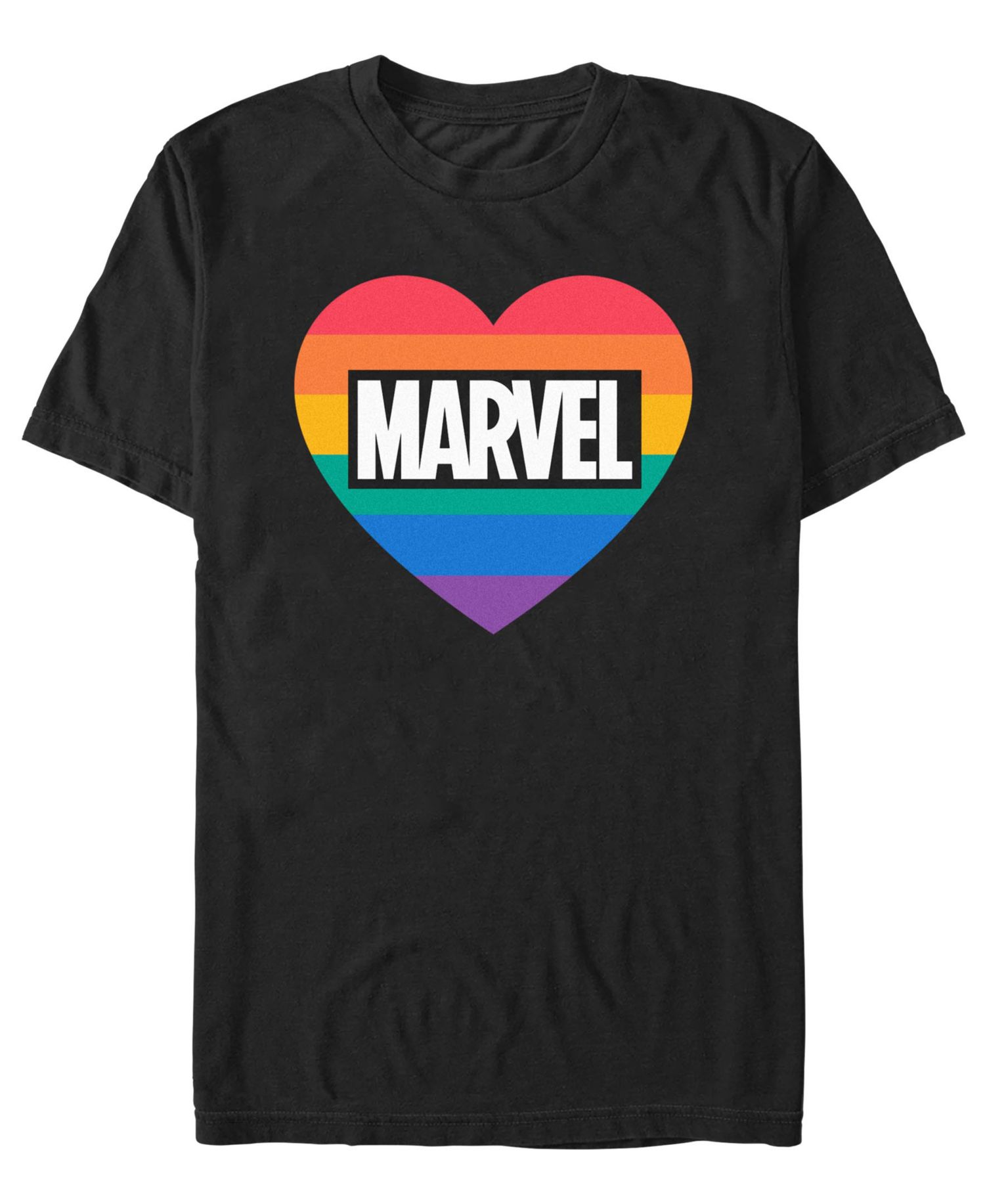Men's Marvel Pride Heart Short-Sleeve T-Shirt