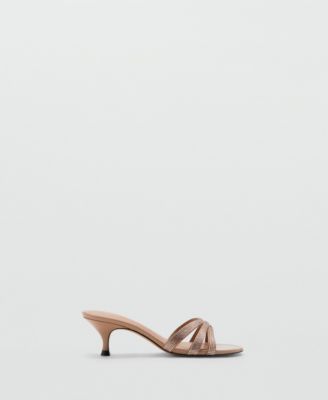 Women's Strass Strap Heeled Sandals