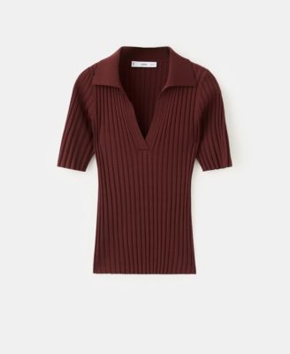 Women's V-Neck Knit Sweater