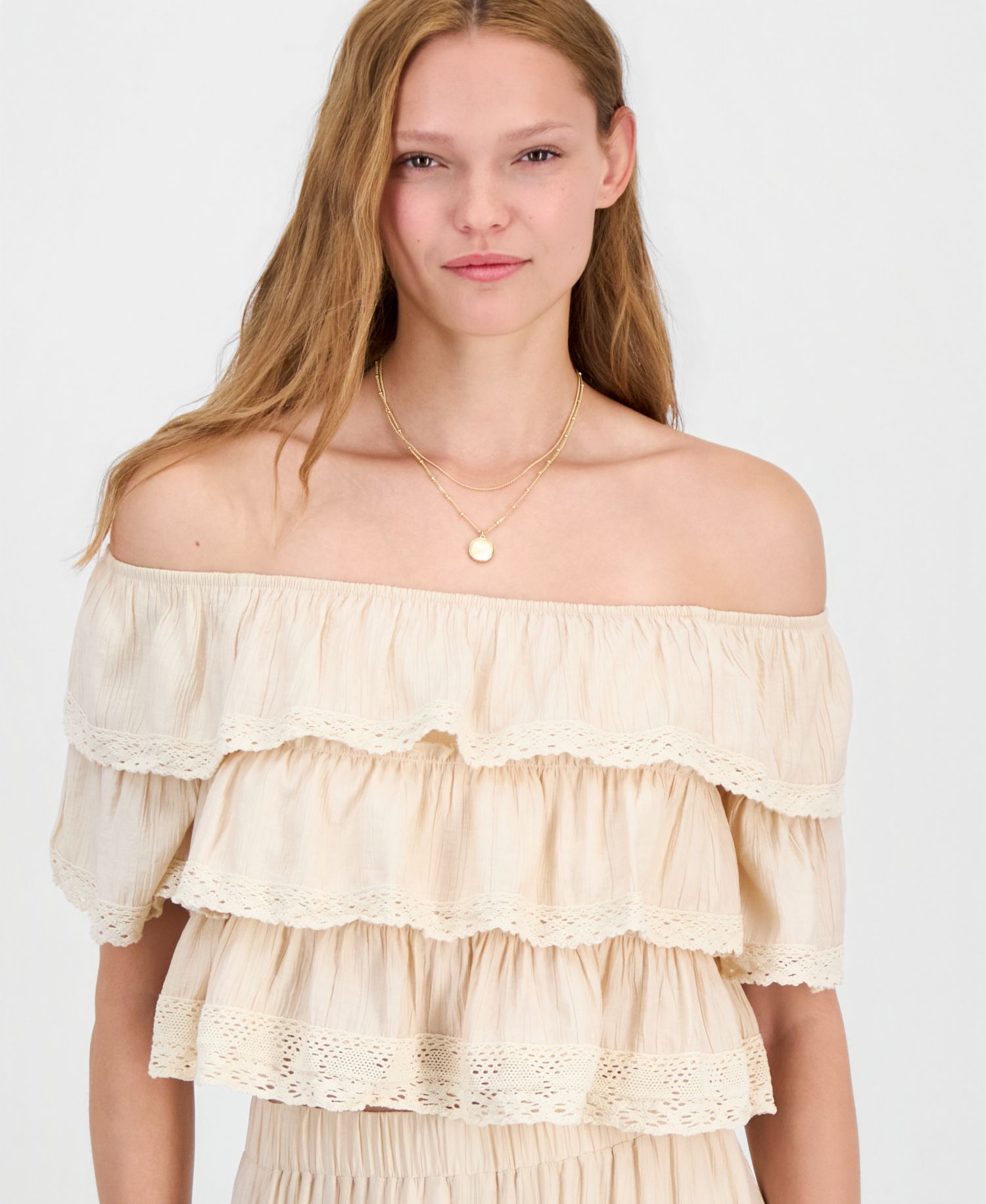 Women's Ruffled Tiered Top