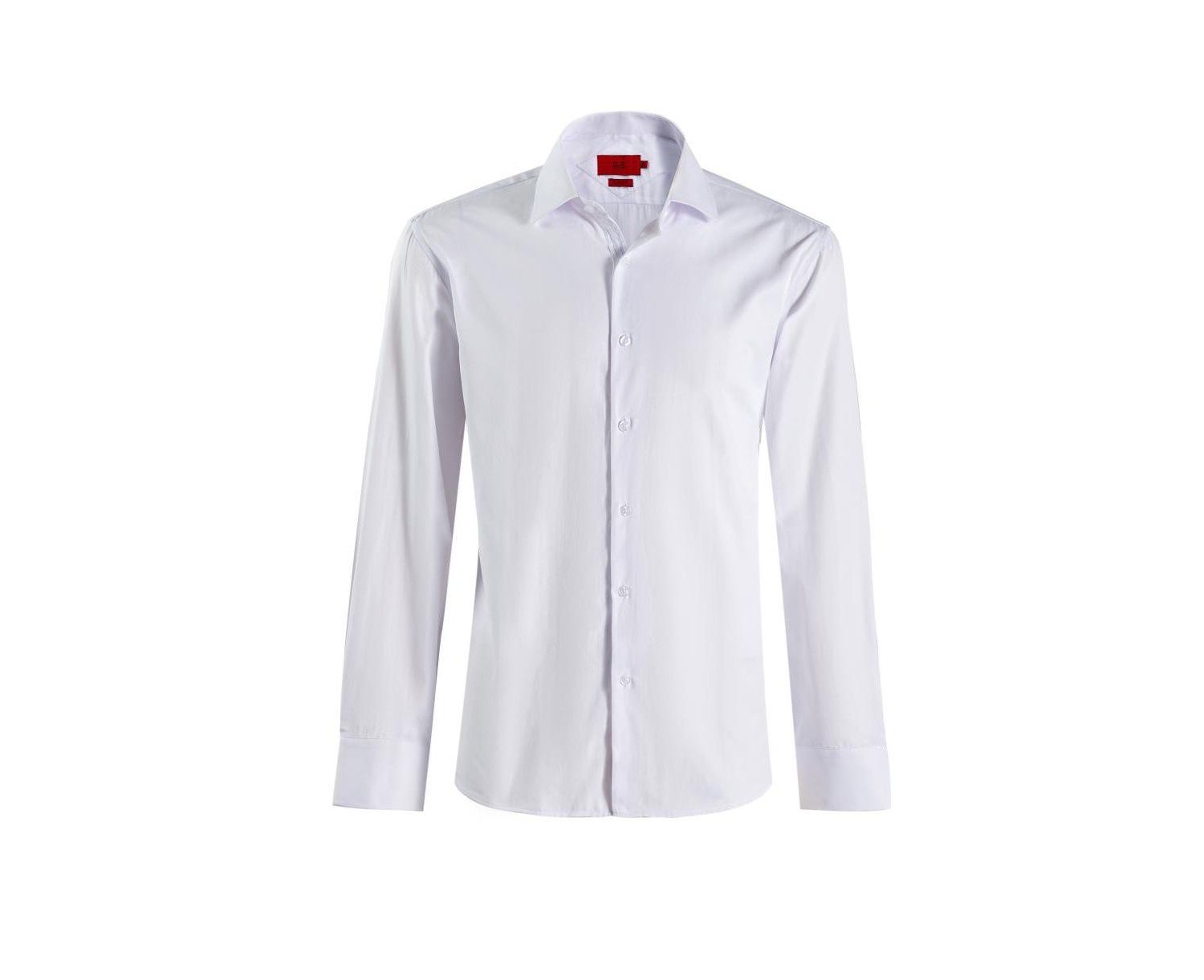 Men's Slim Fit Solid Button-Down Shirt