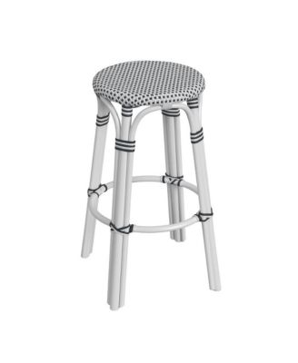 Tobias Round Rattan 30" Bar Stool