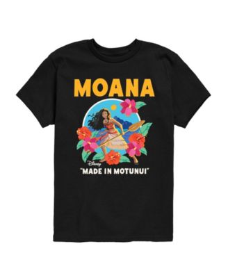 Moana Toddler Boys' 2T-5T Live Action Made In Motunui Short-Sleeve T-Shirt - Black
