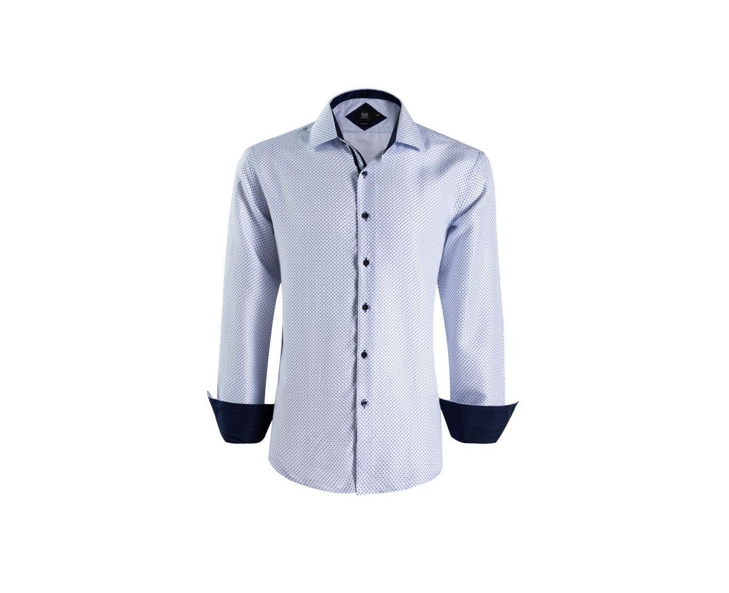 Men's Slim Fit Micro Ditsy Button-Down Shirt