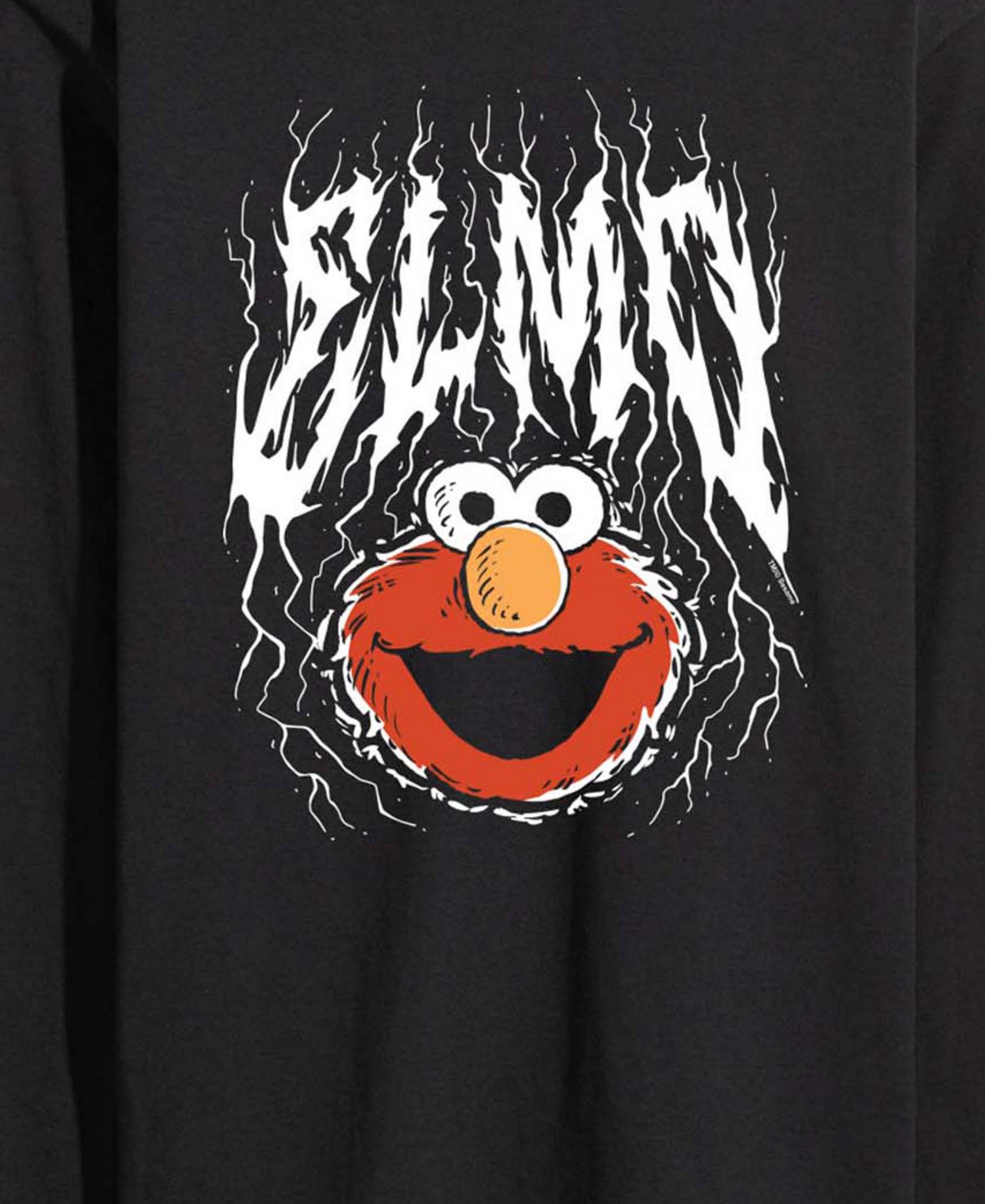 Men's Sesame Street Metal Elmo Long-Sleeve Graphic T-Shirt