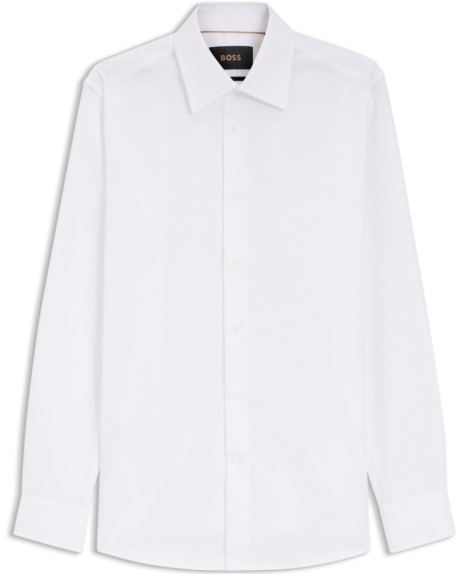 Men's Cotton Slim-Fit Dress Shirt
