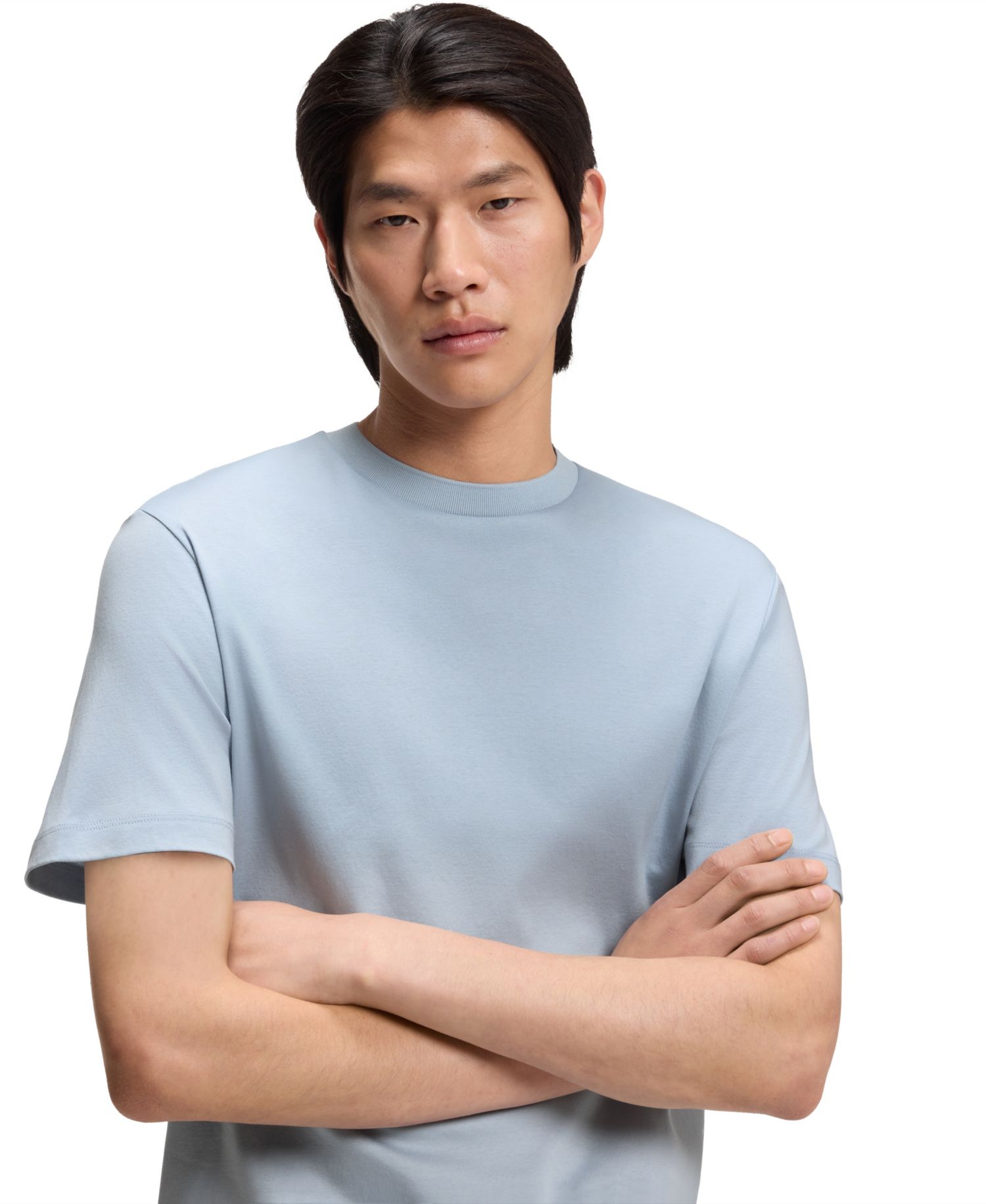 Men's Regular-Fit Mercerized-Cotton T-Shirt