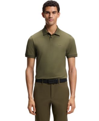 BOSS by Men's Stretch-Cotton Slim-Fit Polo Shirt