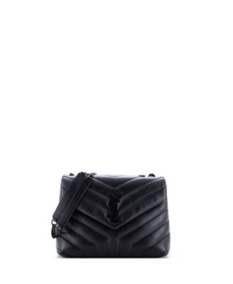 Small Loulou Shoulder Bag Matelasse Chevron Leather
