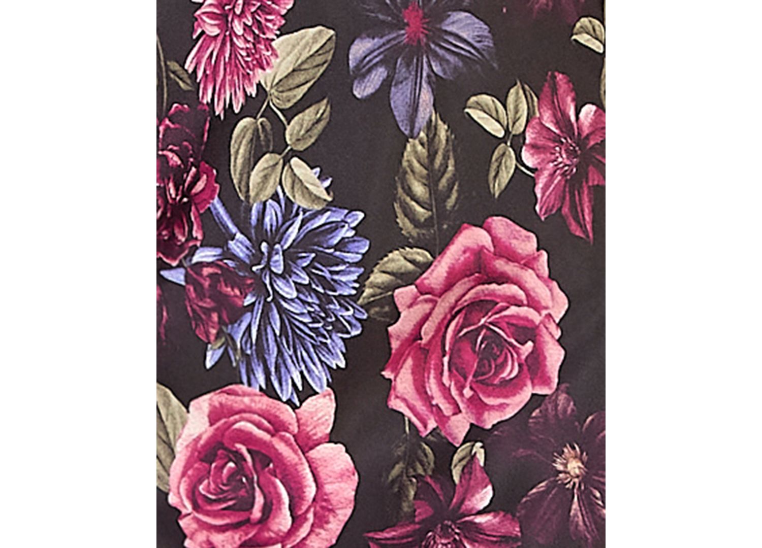 Juniors' Fringe Hem Floral Halter Neck Dress