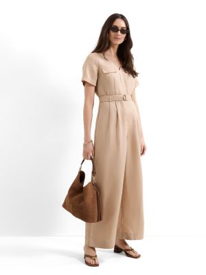 Women's Daniela V-Neck Short Sleeve Jumpsuit