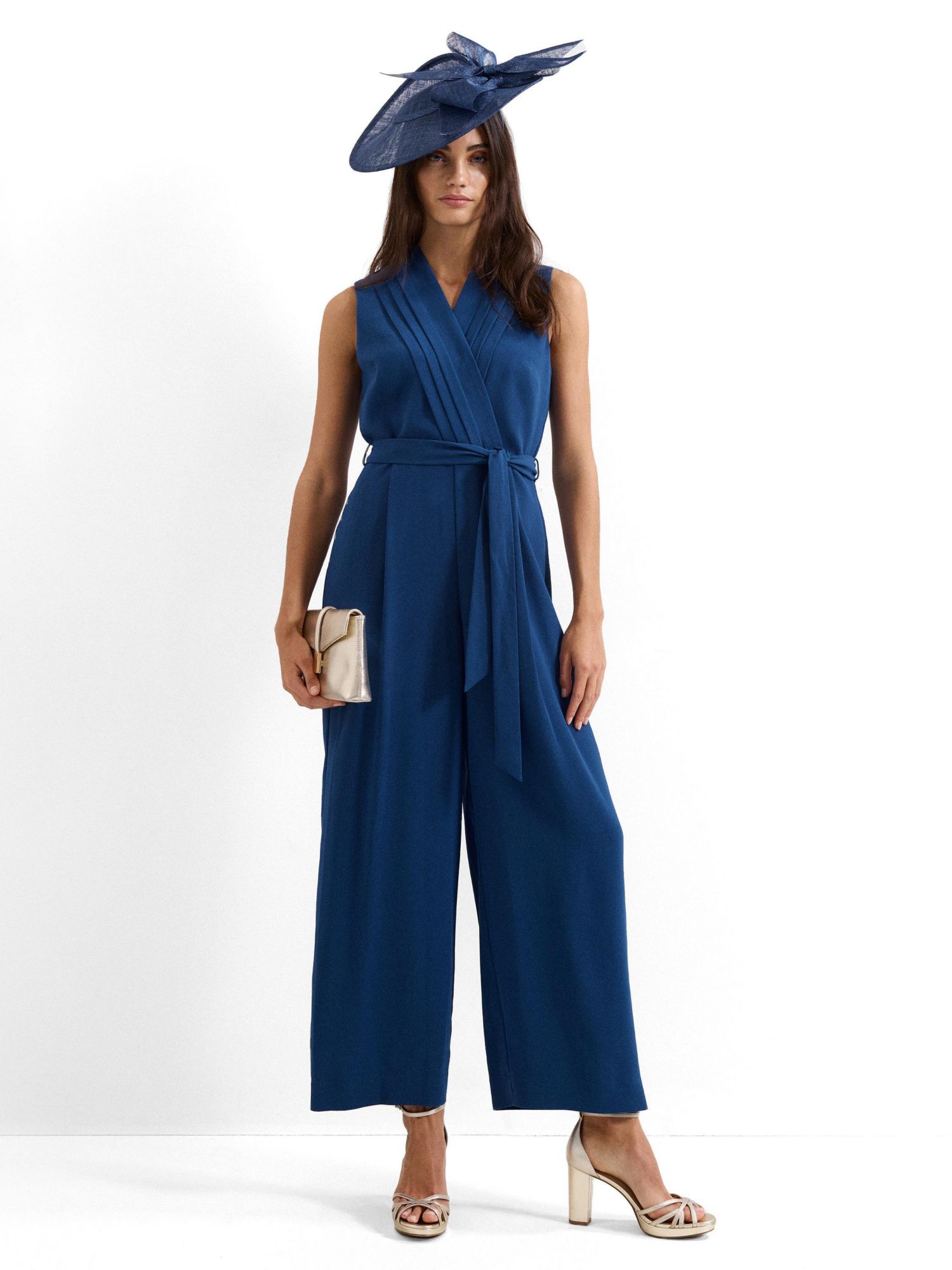 Women's Maisley Pleated Cropped Jumpsuit