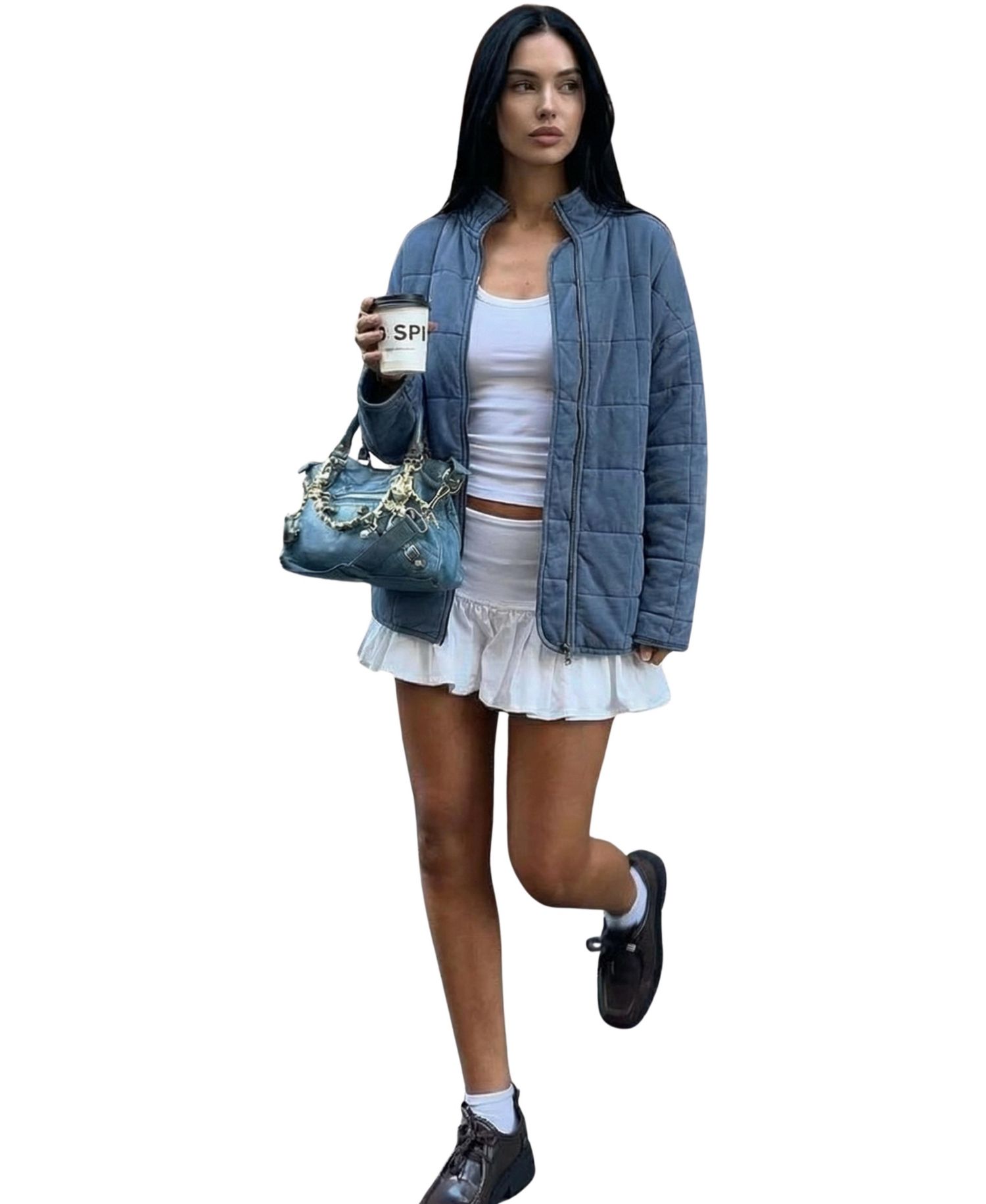 Women's Quilted Fleece Long Sleeve Jacket