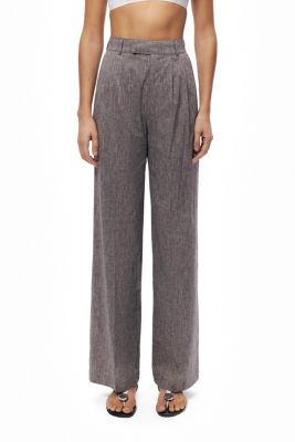 Women's Wide-Leg Tailored Pants
