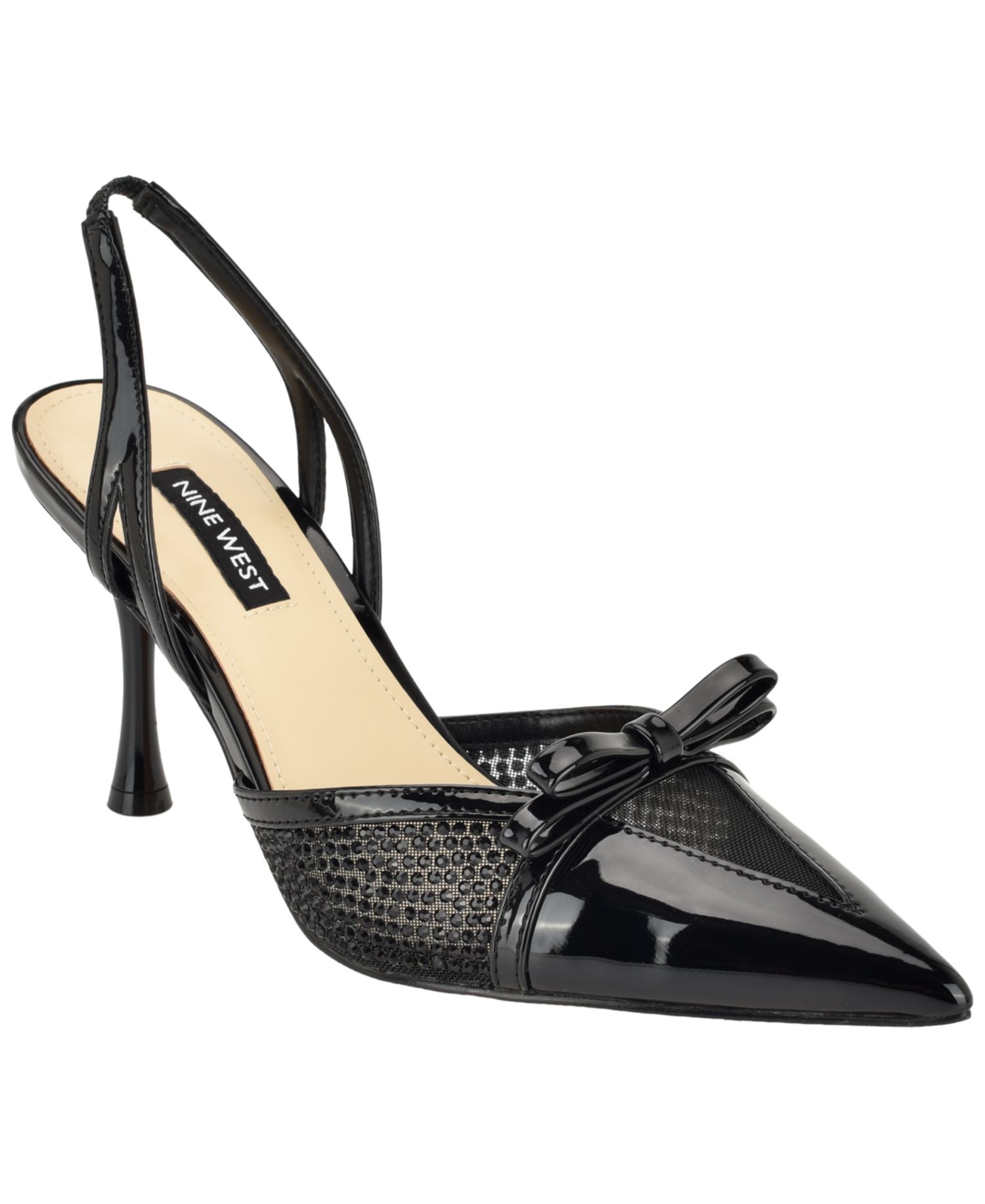 Women's Padell Embellished Slingback Stiletto Pumps