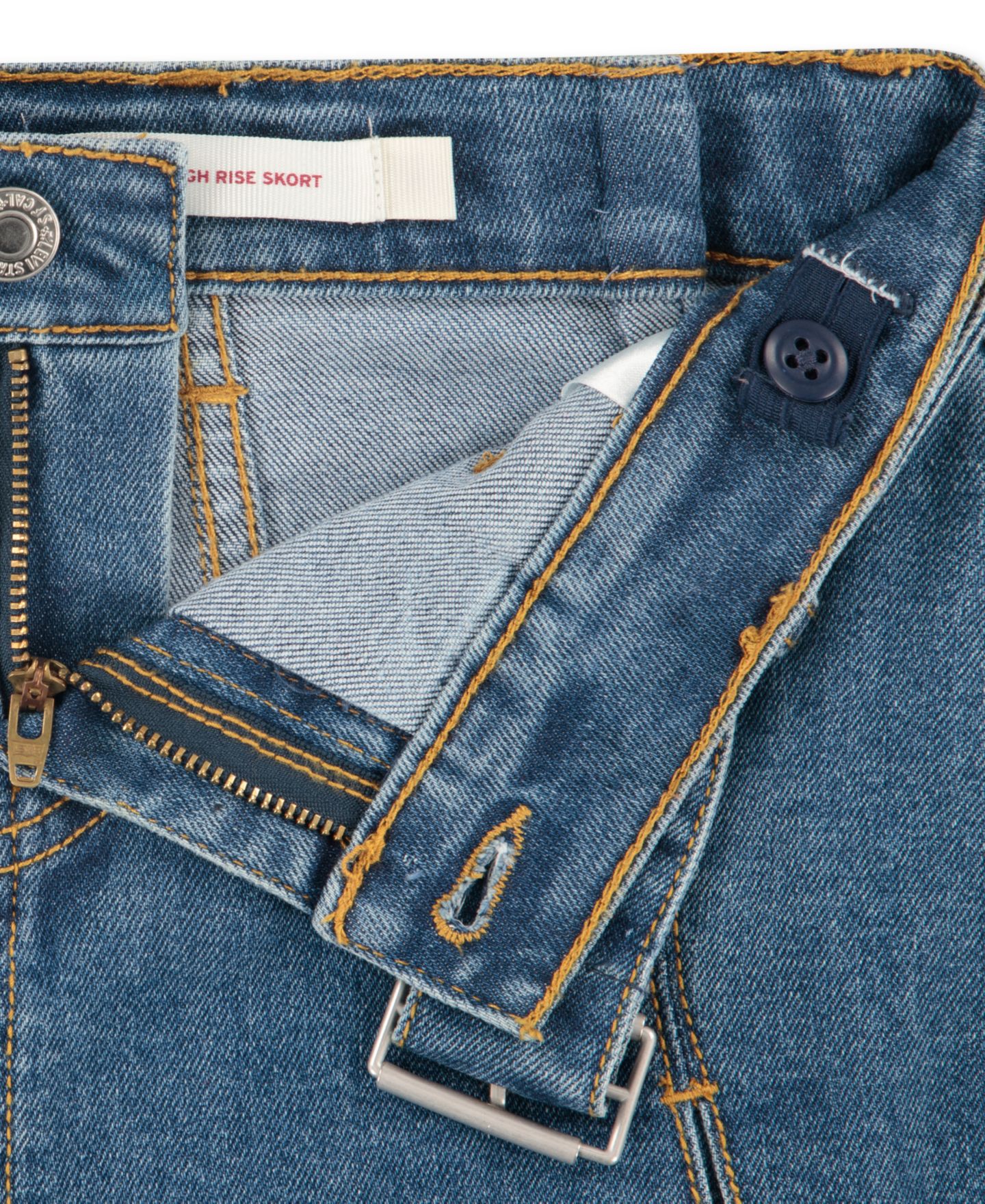 Детская юбка-шорты Levi's плиссированная с поясом, 7-16, цвет: Lunch Break — фото 7