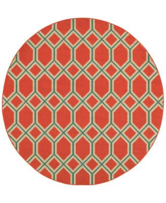 Tommy Bahama Home - Seaside Indoor/Outdoor 6660 7' 10" Round Area Rug