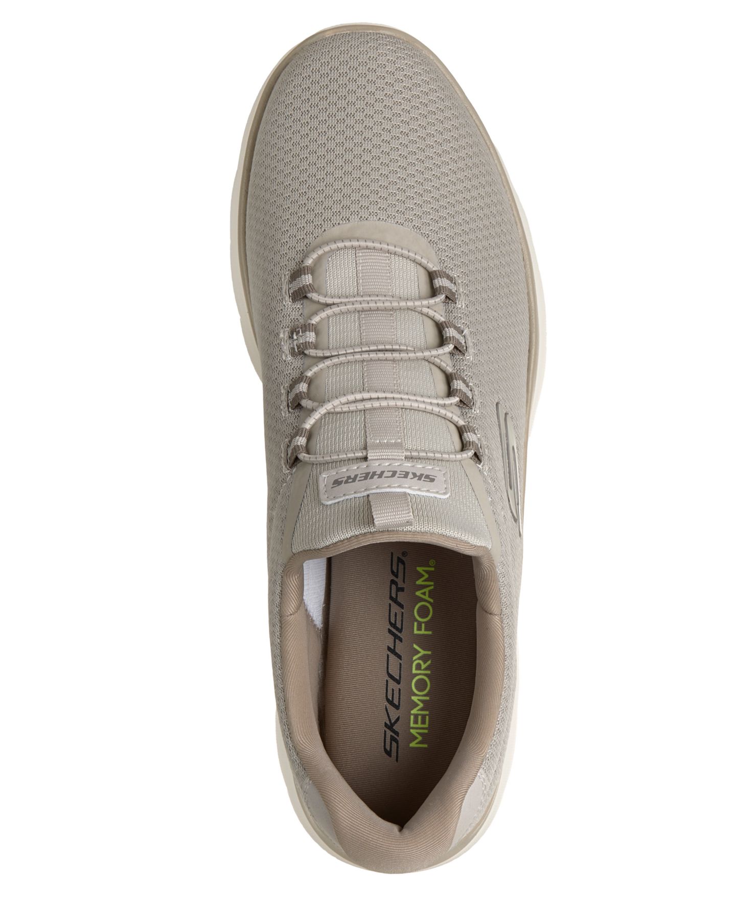 Мужские кроссовки Skechers Summits Comfort Slip-On Lifestyle, цвет: Серо-коричневый — фото 5