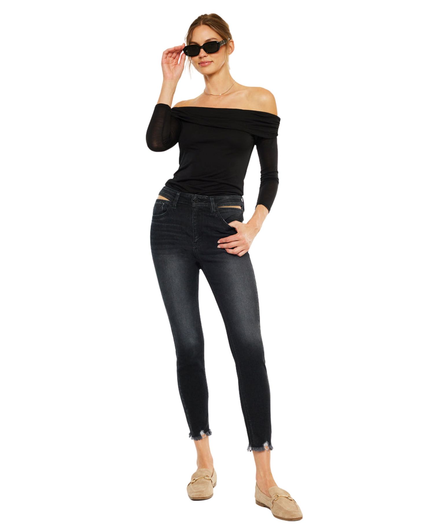 Women's Tiara High Rise Ankle Skinny Jeans