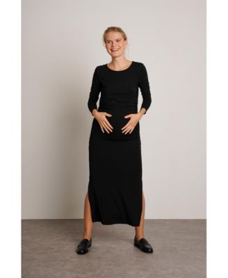 Maternity Curve Long Sleeve Maxi Dress