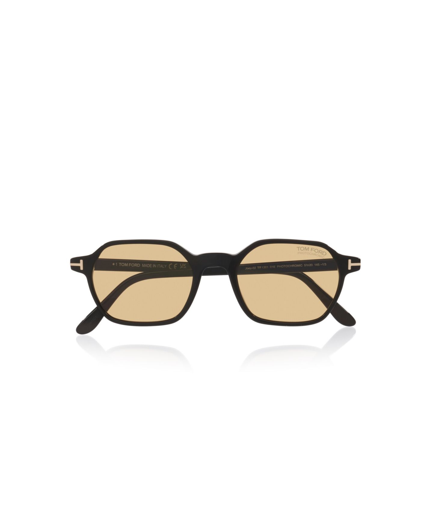 Мужские солнцезащитные очки Tom Ford Joey-02 Photochromic Sunglasses, TR002235, цвет: Чёрный блестящий — фото 5