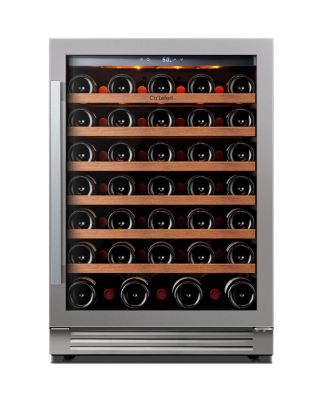 24 Inch Wine cooler Refrigerator , 61-bottle, 40-65degree(s)F,3 color LED, 5.65 cu.ft, built-in/freestanding,For Home