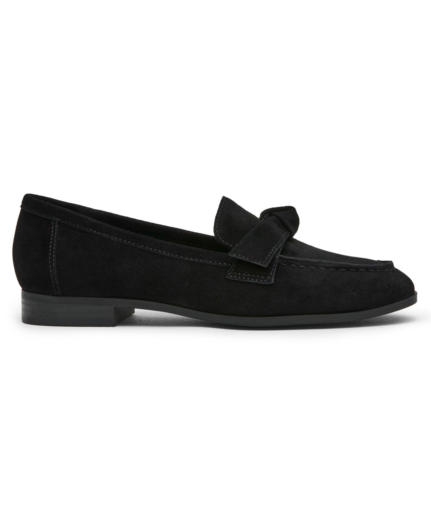Женские туфли Anne Klein Bowie Round Toe Suede, цвет: Чёрный замшевый — фото 2