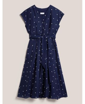 Blue Polka Dot Dress - Macy's