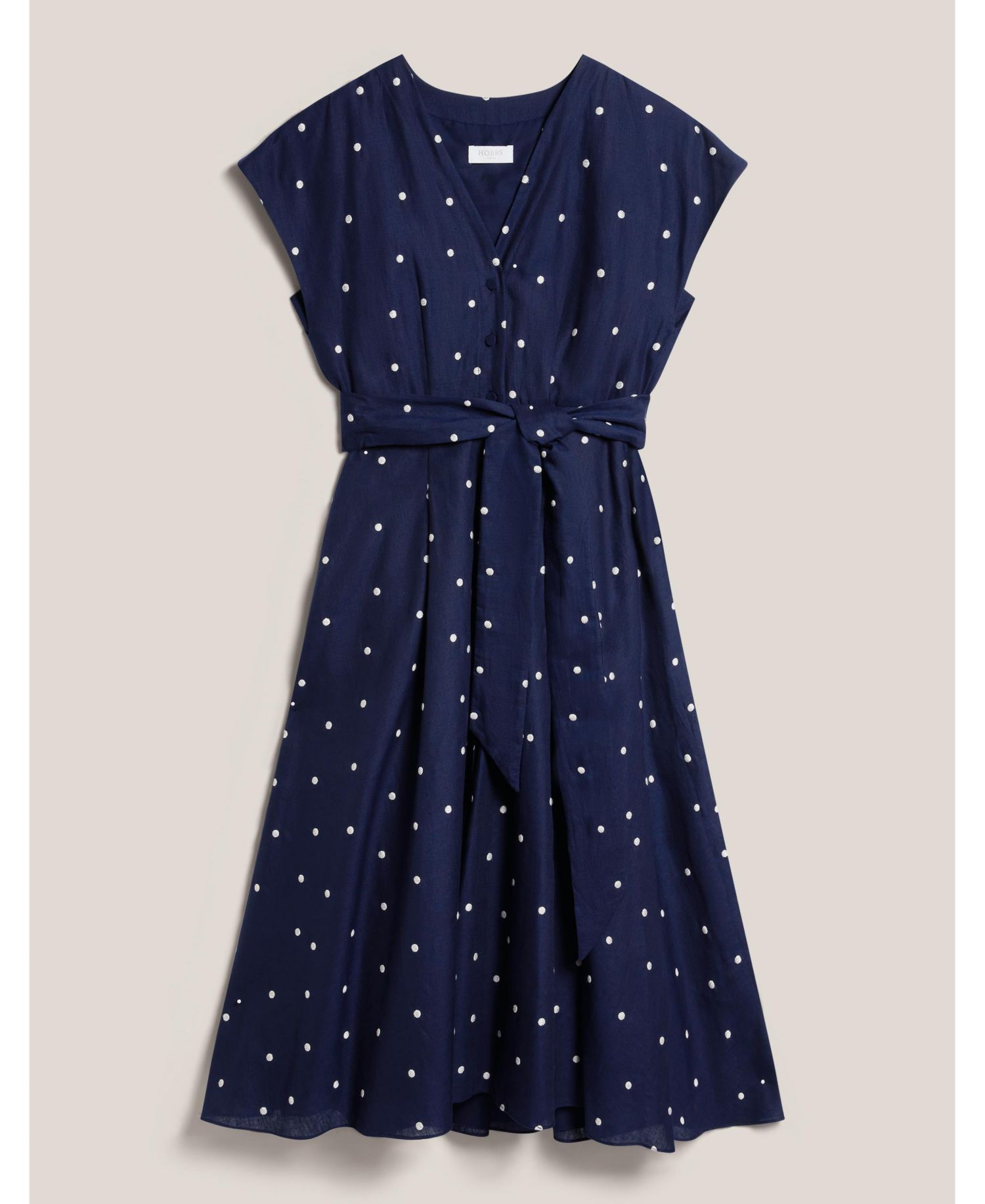 Women's Samantha Polka Dot Midi Dress