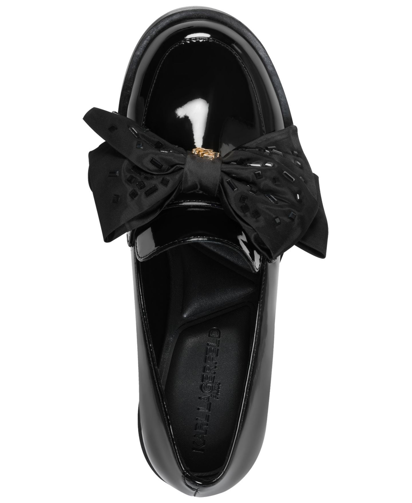 Женские туфли KARL LAGERFELD PARIS Camilia Bow, цвет: Чёрный — фото 4