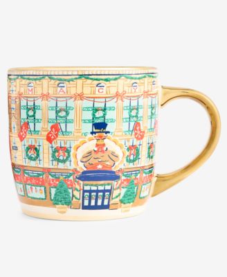 100th Thanksgiving Day Parade Herald Square Building Motif Ceramic Mug