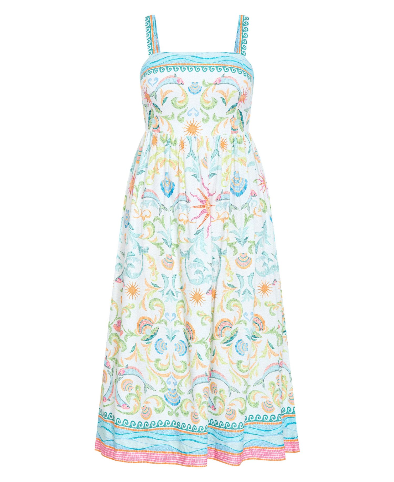 Women's Calissa Seascape Print Maxi Dress