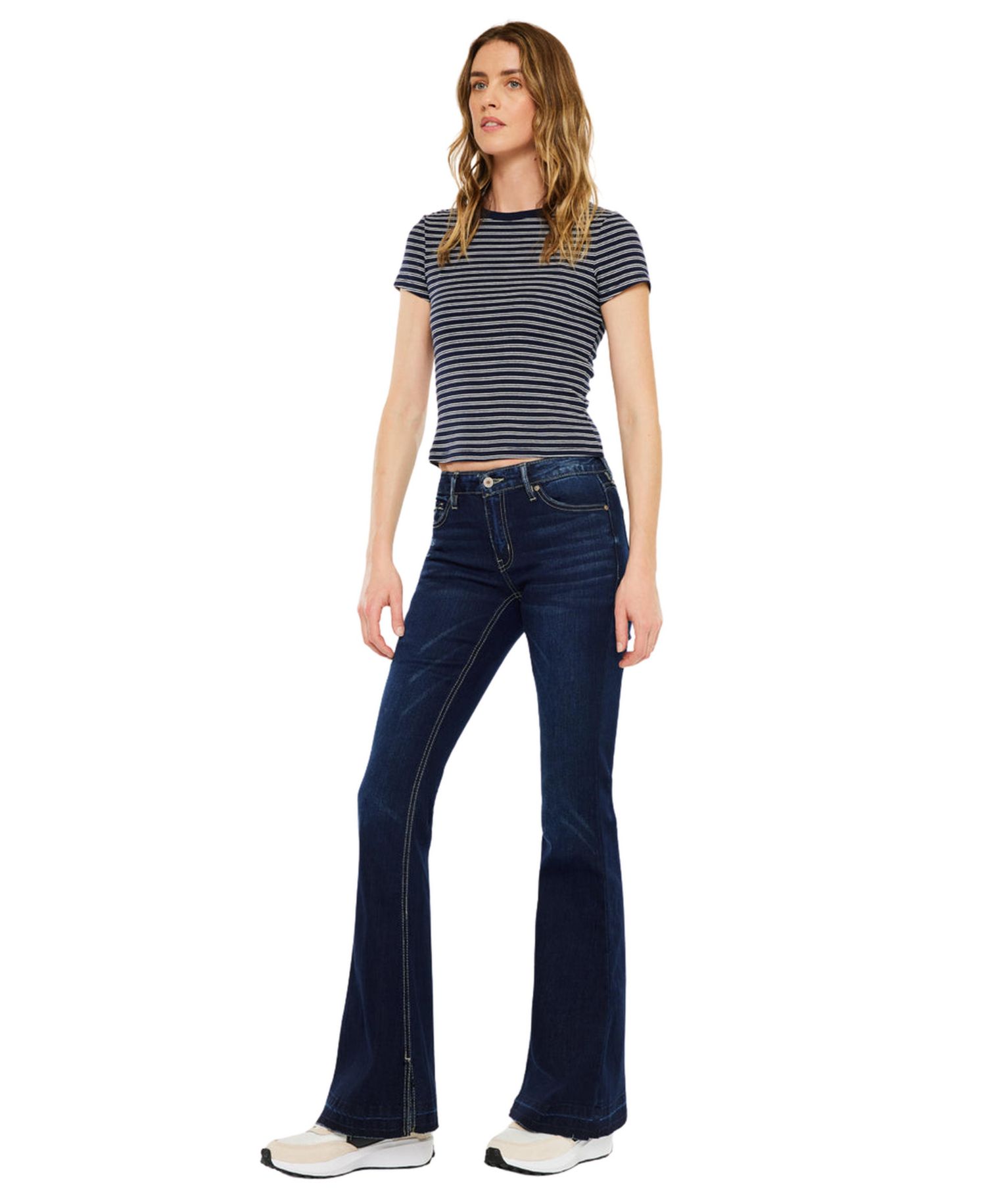 Women's Heidi Mid Rise Flare Jeans
