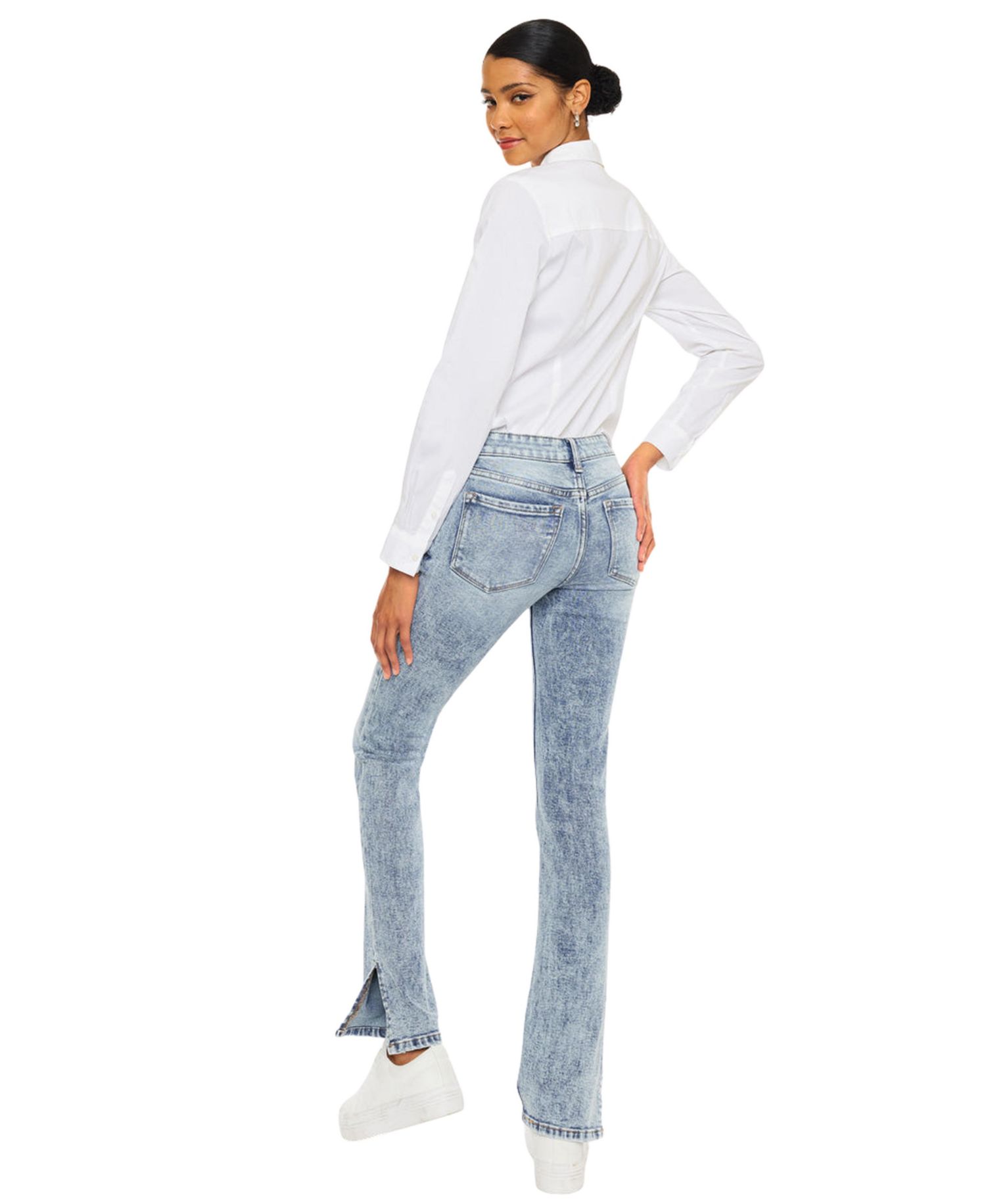 Women's Nadia Mid-Rise Y2K Bootcut Jeans