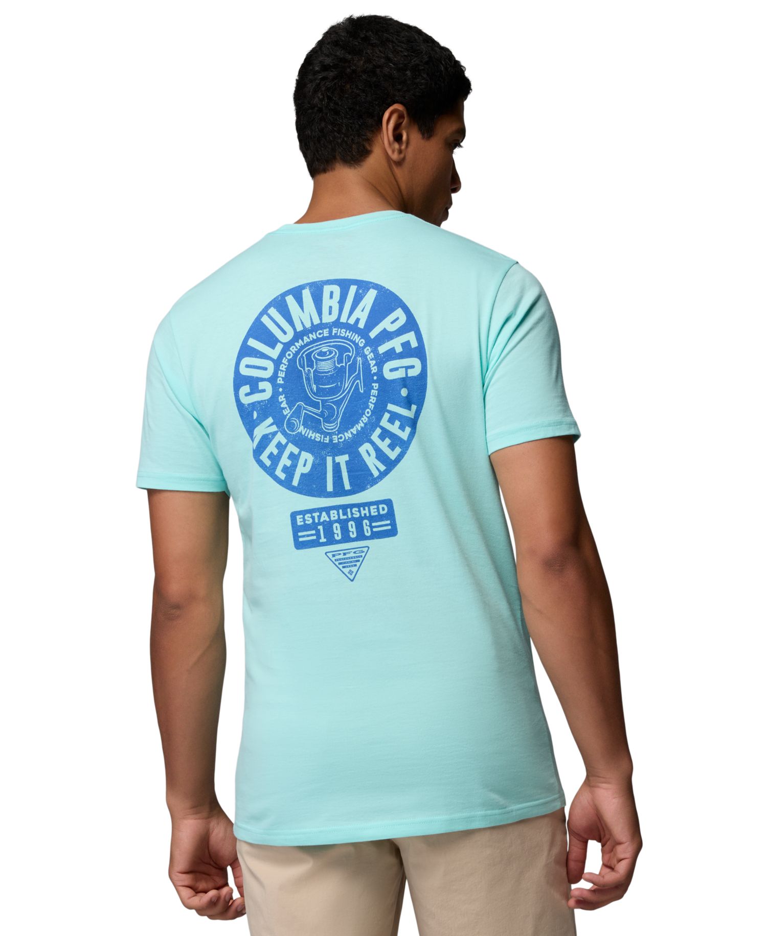 Men's Performance Fishing Gear Graphic T-Shirt