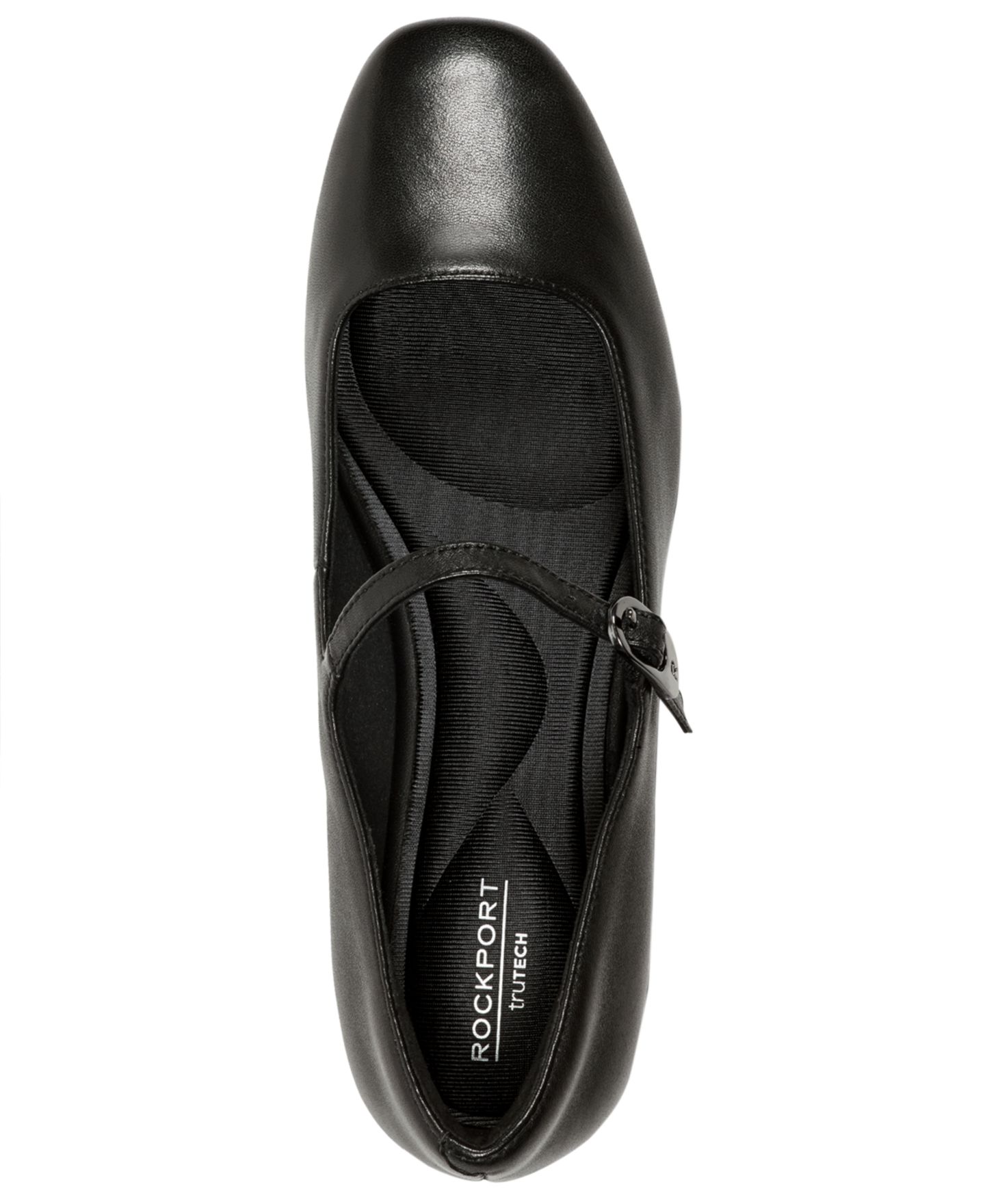 Женские балетки Rockport Niya Mary Jane Dress Flats, цвет: Чёрный — фото 4