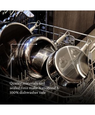 Hestan NanoBond Titanium Stainless Steel 10-Piece Cookware Set