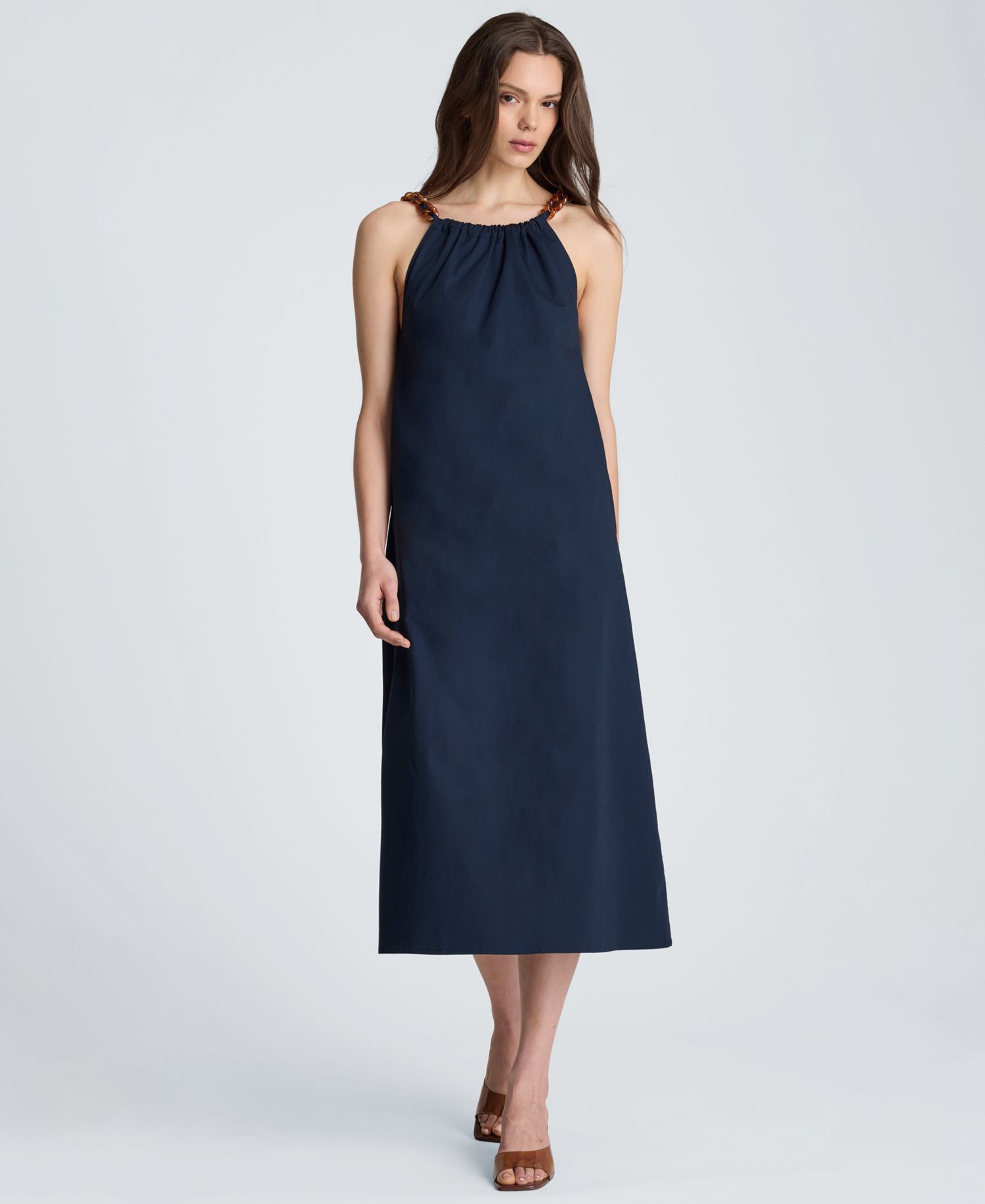 Women's Halter Neck Midi Dress