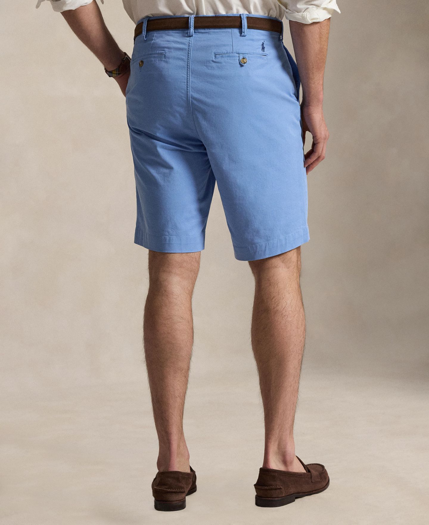 Мужские шорты Polo Ralph Lauren Big & Tall Stretch Classic-Fit Chino, цвет: Синий — фото 4