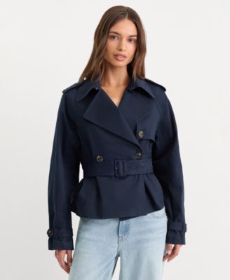 Women's Cropped Trench Jacket