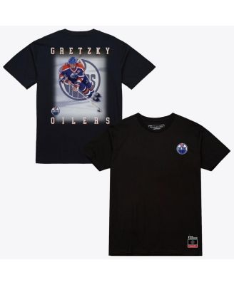 Men's Wayne Gretzky Black Edmonton Oilers Photo T-Shirt