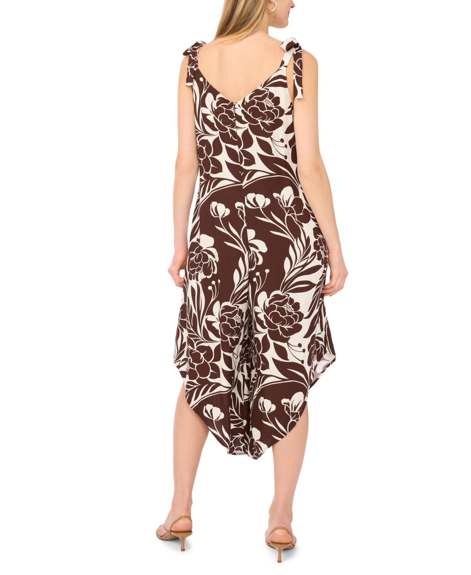 Women's Printed Wide-Leg Jumpsuit